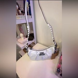 Steve Madden White Bjolie Purse